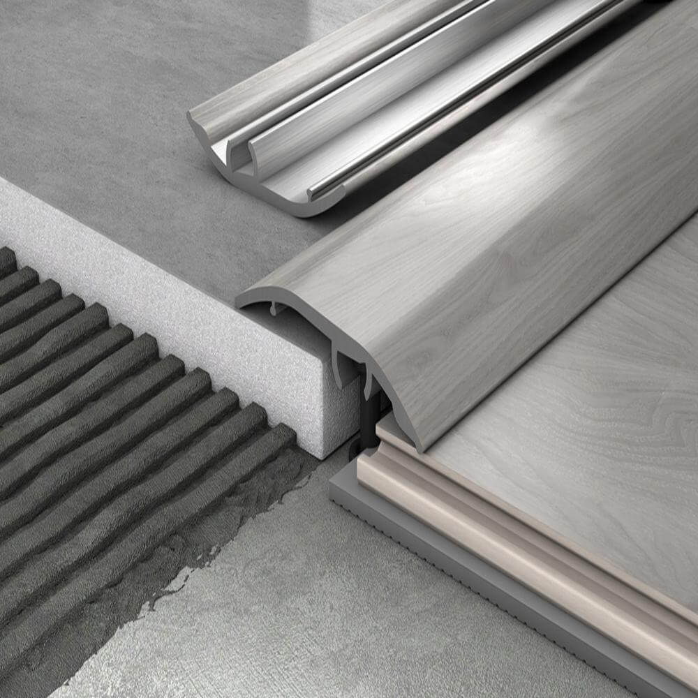 Aluminium Door Threshold Strip 30mm 4-in-1 Multi-Purpose Floor Trim S30K