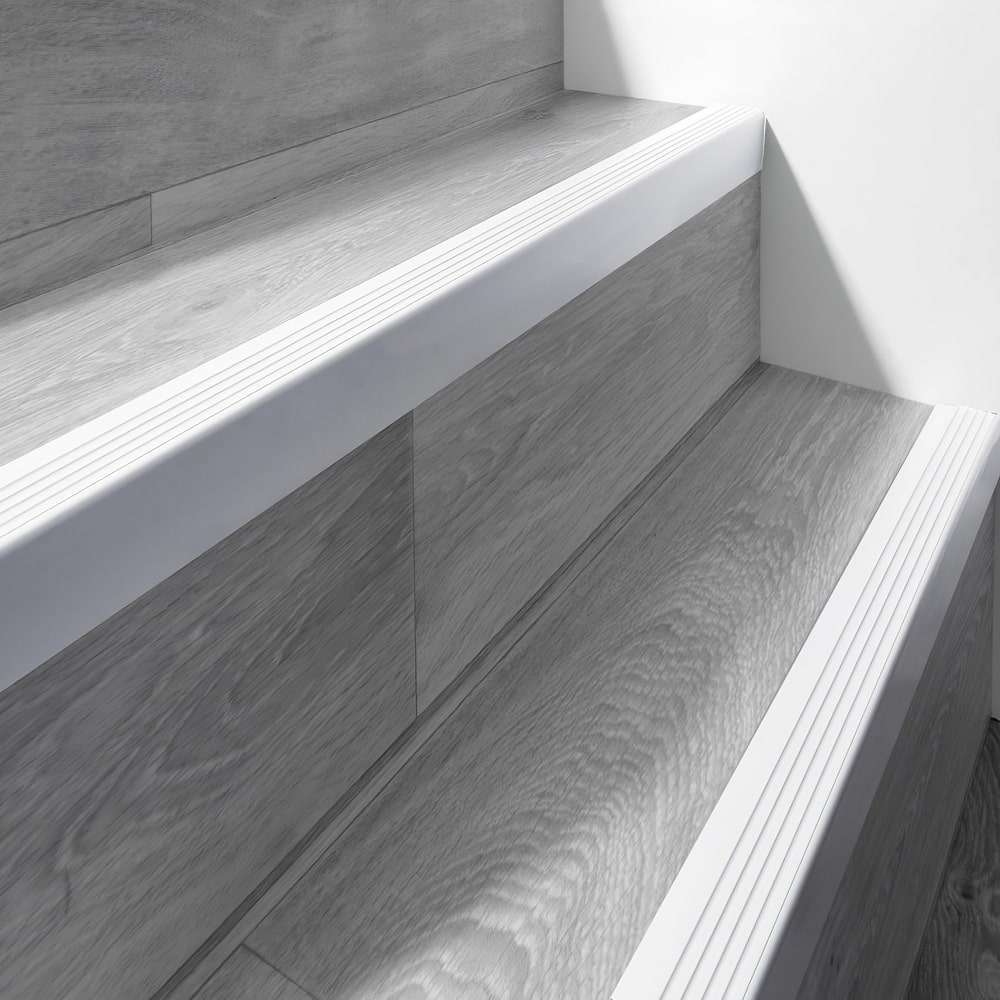 PVC Flexible Stair Nosing 50x42mm – Non-Slip Trim | Stair Nosing UK