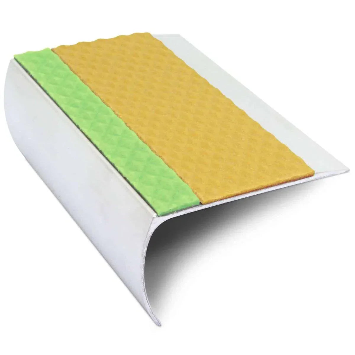 ASL25 Dolphin Yellow Tredsafe Aluminium Non Slip Stair