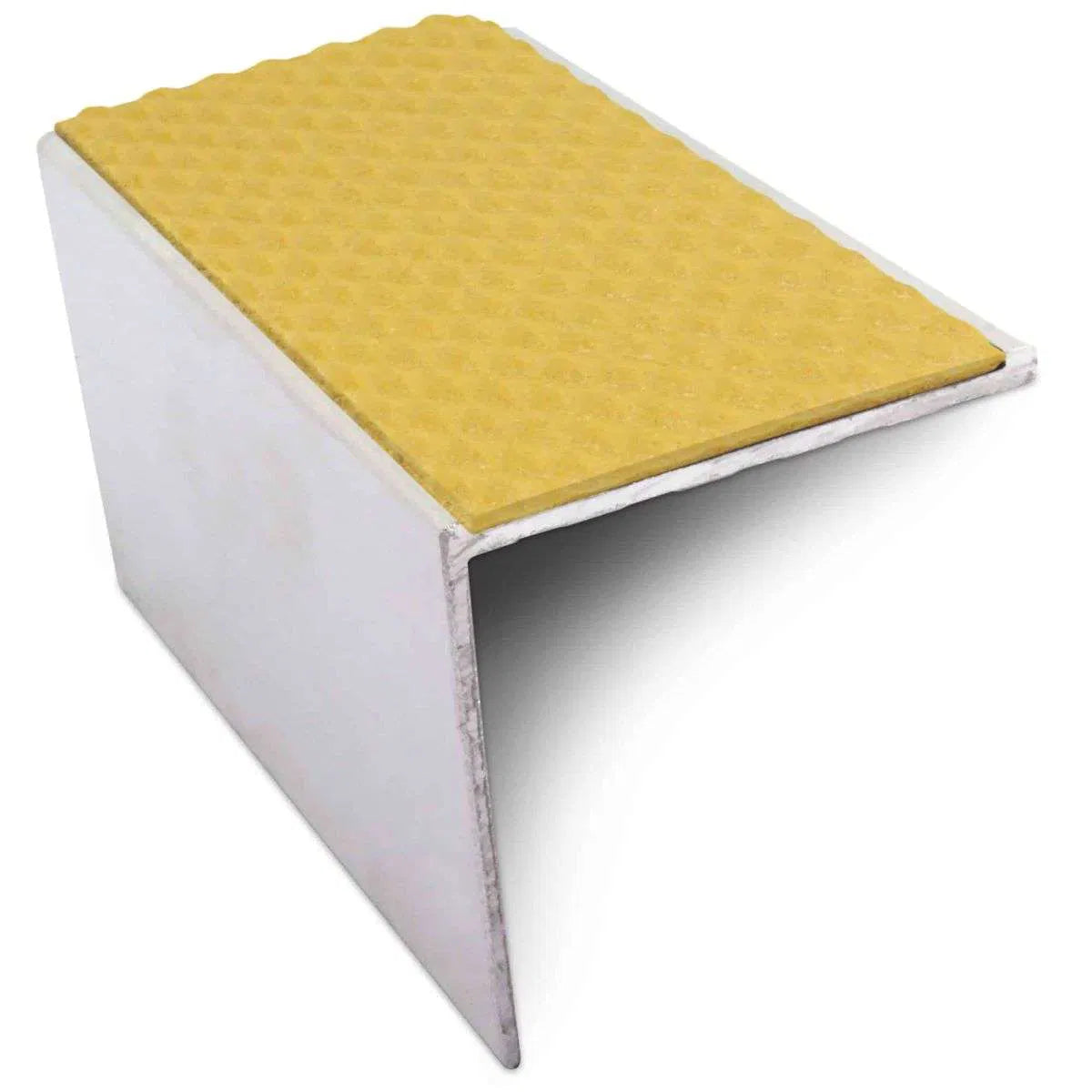 NSL19 Tredsafe DDA Compliant Aluminium Non Slip Stair Nosing Edge Trim With Pvc Insert