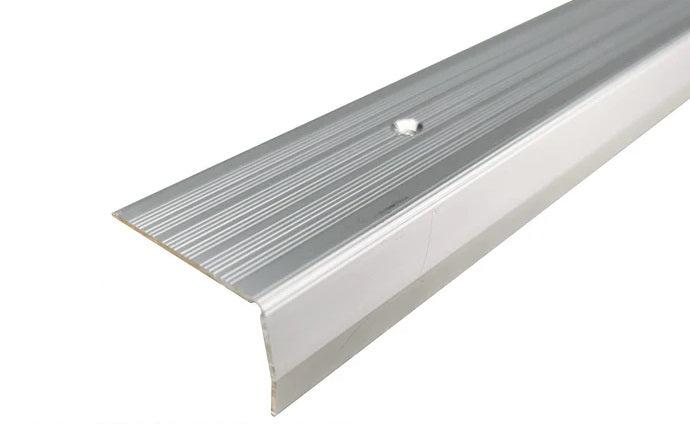 S05 40x 25mm Anodised Aluminium Non Slip Ribbed Treads Stair Nosing Edge Trim