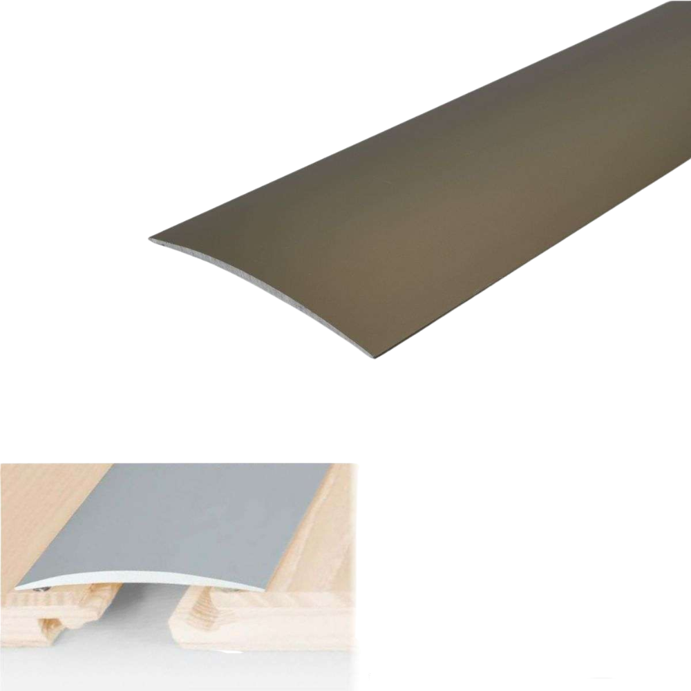 A71 80mm Anodised Aluminium Self Adhesive Door Threshold Strip
