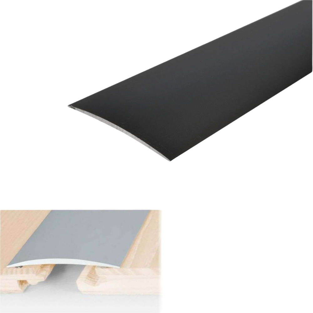 A71 80mm Anodised Aluminium Self Adhesive Door Threshold Strip