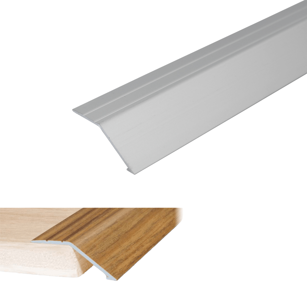 A47 41mm Anodised Aluminium Door Threshold Ramp Profile