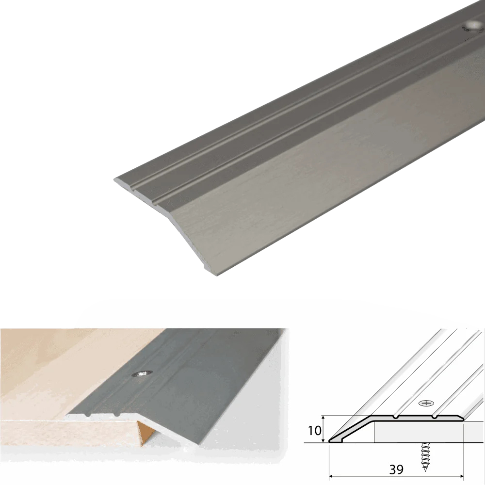 A11 40mm Anodised Aluminium Door Threshold Ramp Profile