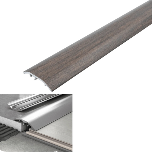 Aluminium Door Threshold Strip 37mm 4-in-1 Multi-Purpose Floor Trim S16K