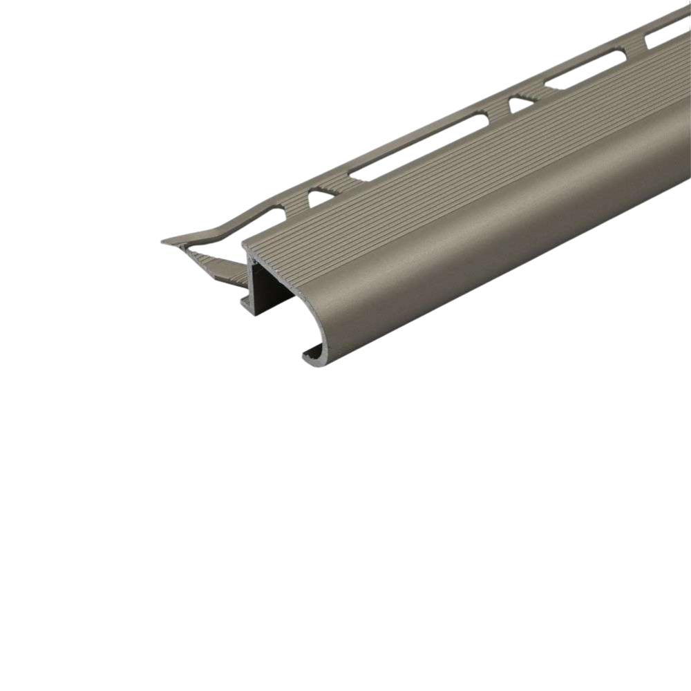 A81 34mm x 11mm x 10mm Aluminium Stair Nosing Edge Trim Step Edging For Tiles