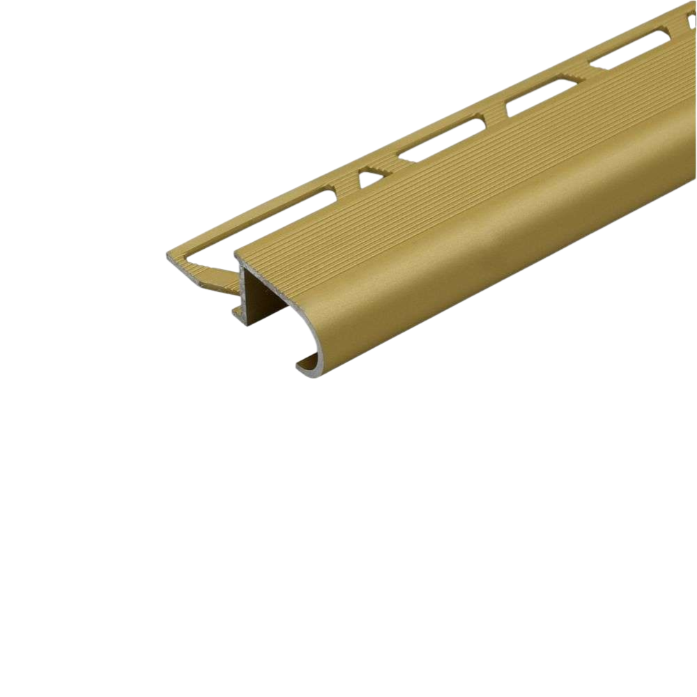 A81 34mm x 11mm x 10mm Aluminium Stair Nosing Edge Trim Step Edging For Tiles