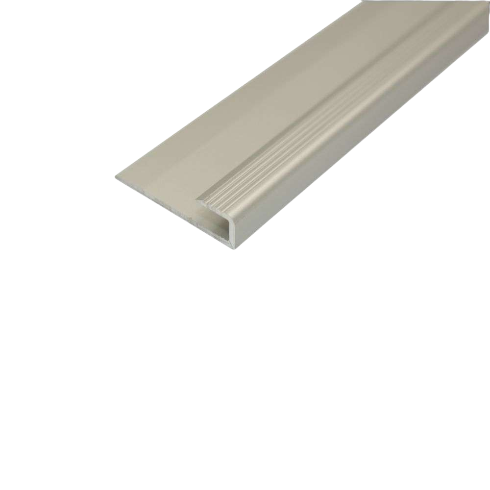 C63 Anodised Aluminium LVT U Edging Profile Threshold For 5mm Flooring