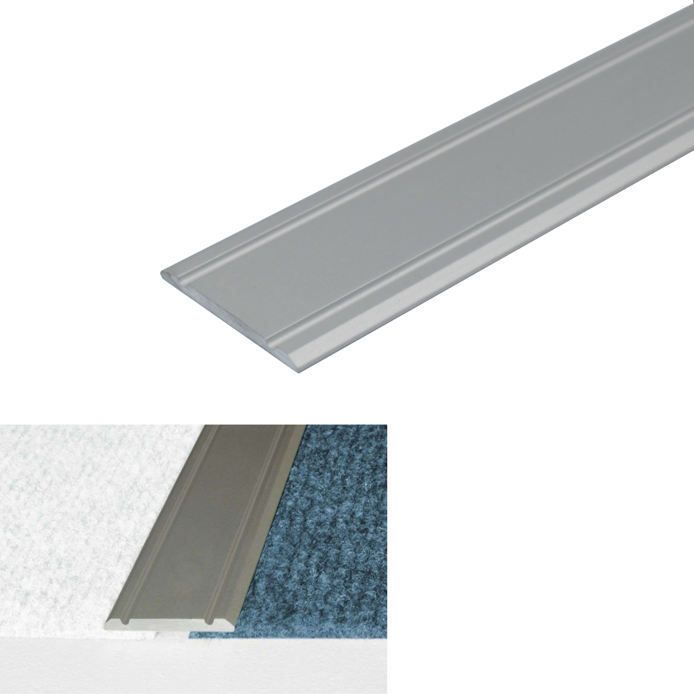 A02 30mm Anodised Aluminium Flat Self Adhesive Door Threshold Strip