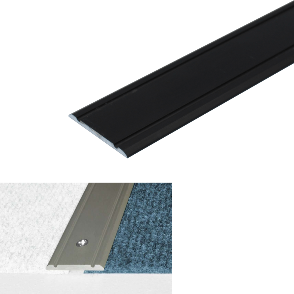 A02 30mm Anodised Aluminium Flat Door Threshold Strip
