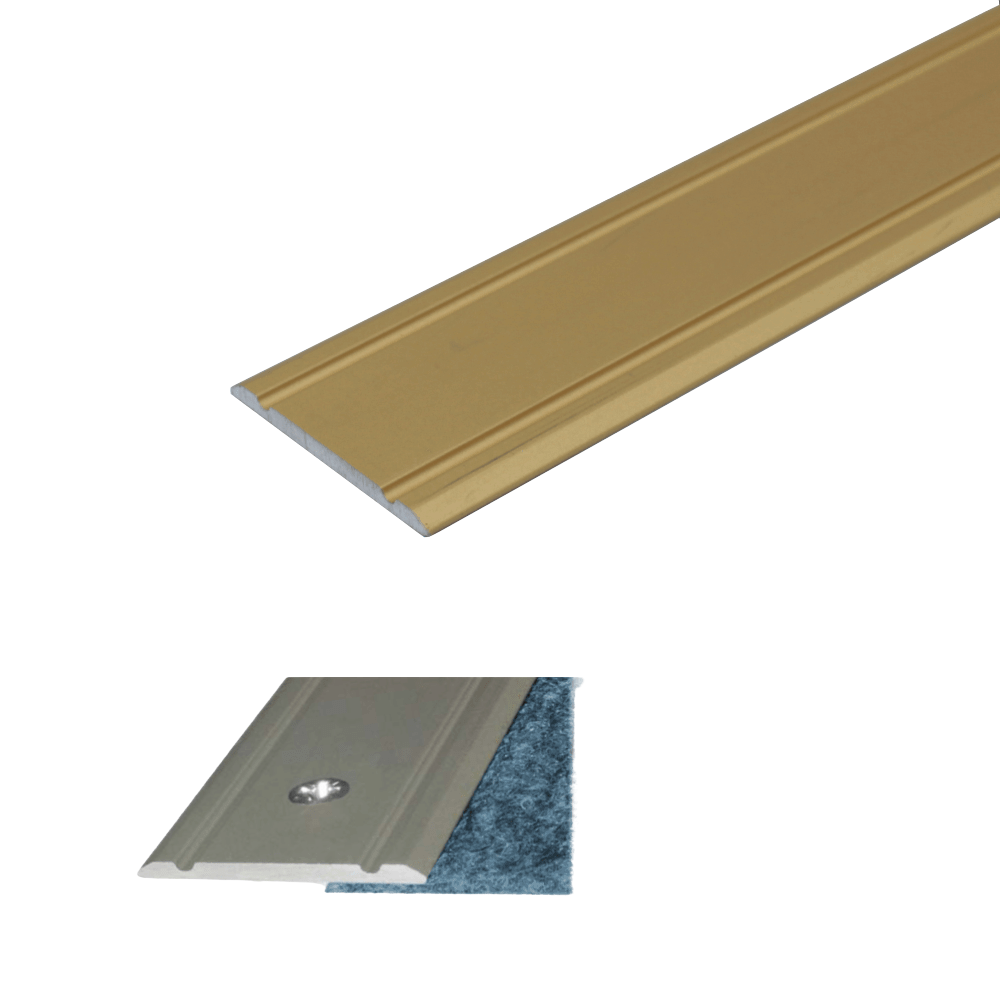 A02 30mm Anodised Aluminium Flat Door Threshold Strip