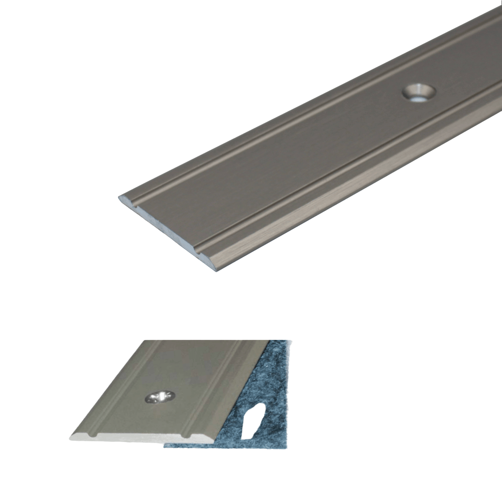 A02 30mm Anodised Aluminium Flat Door Threshold Strip