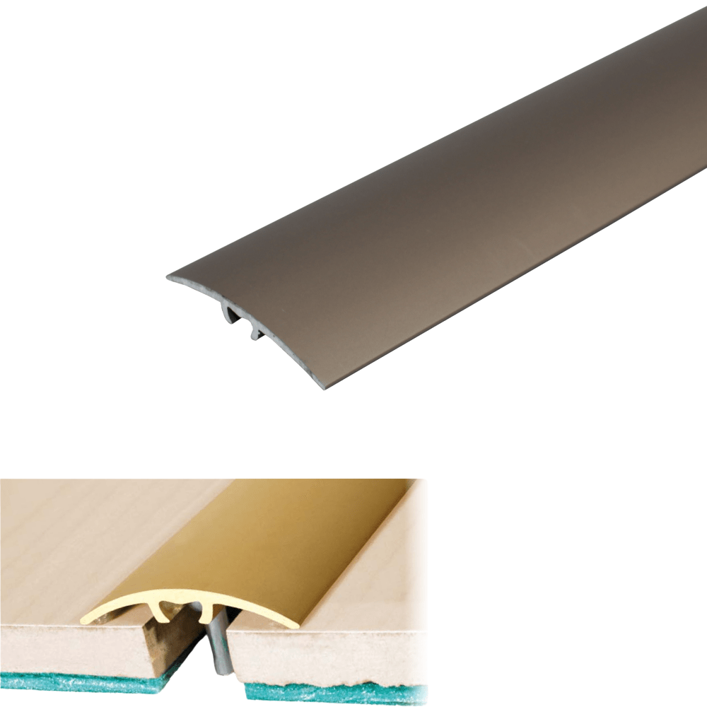 A64 40mm Anodised Aluminium Door Threshold Strip