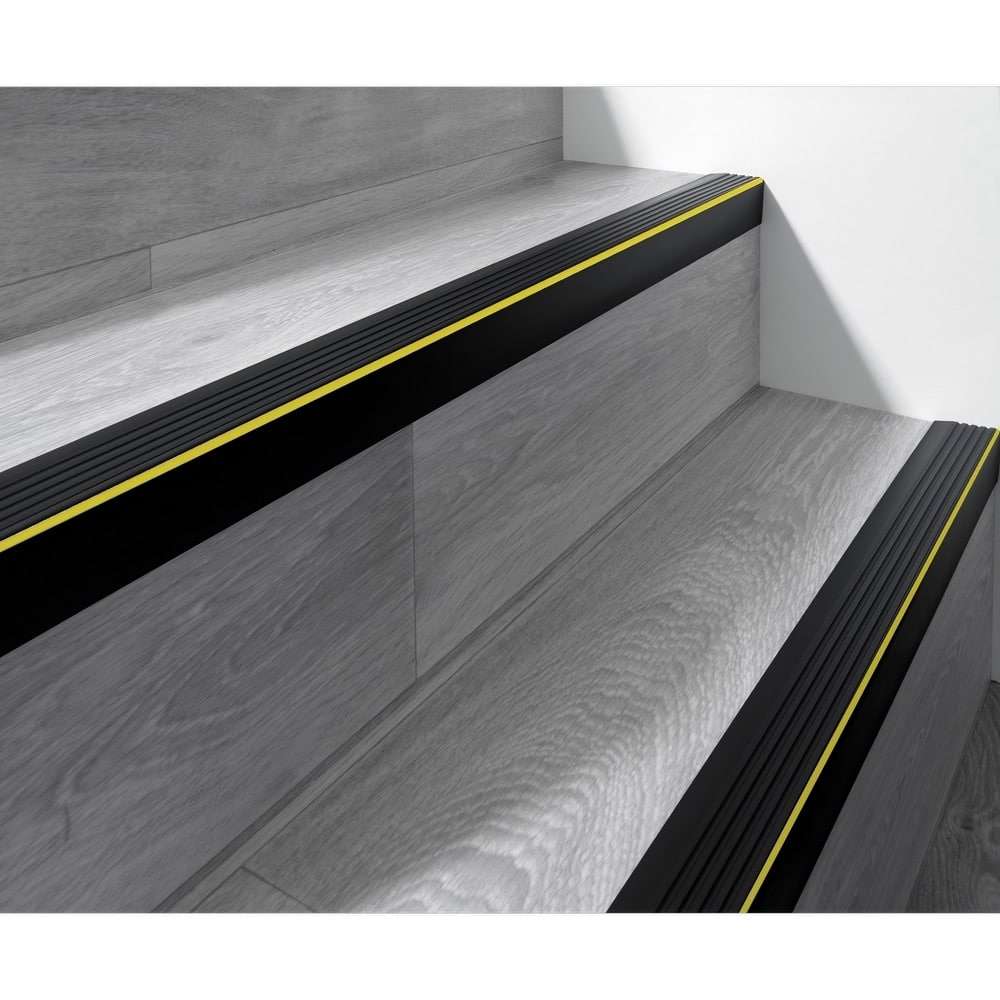 Flexible Anti Slip PVC Stair Nosing 55x40mm 730-RD-ON