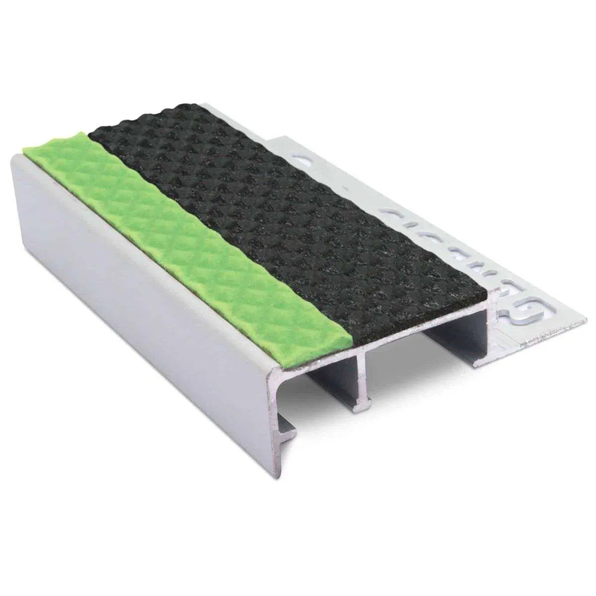 Black ATS – 10mm Tredsafe Non Slip Slimline Stair Nosing