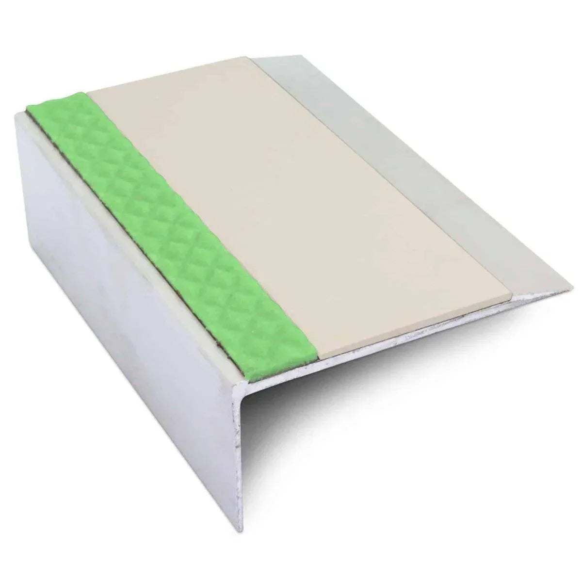 Aluminium Non Slip Stair Nosing Edge Trim With Pvc