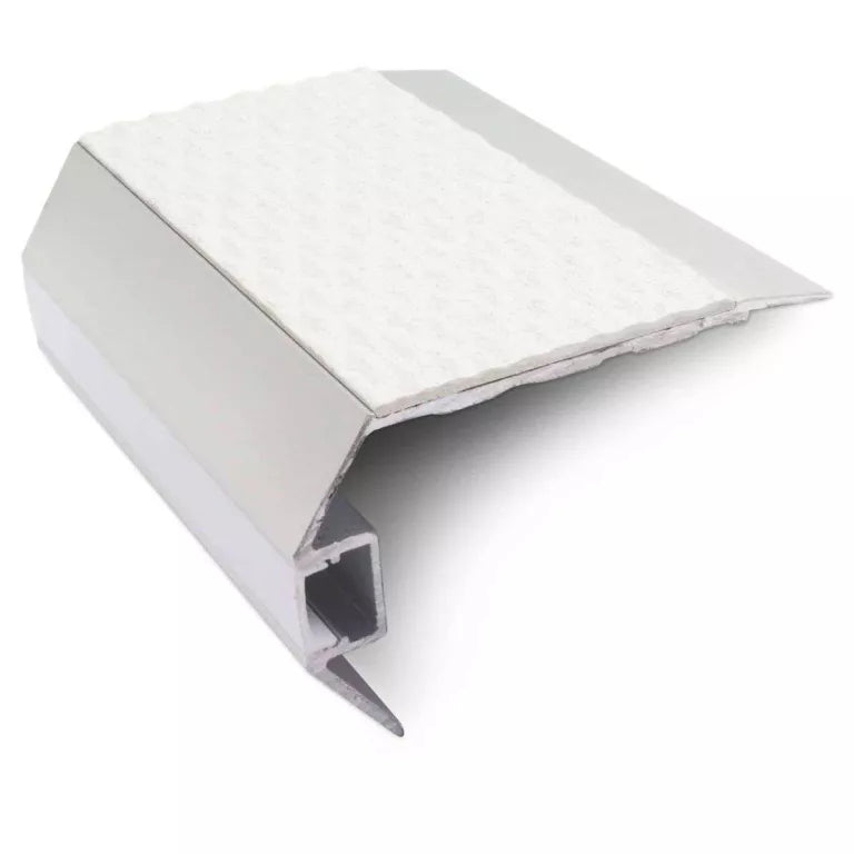 NSLR50 – Vision Light Out – White Tredsafe Non Slip Stair Nosing ( 77.5 x 48.5mm )