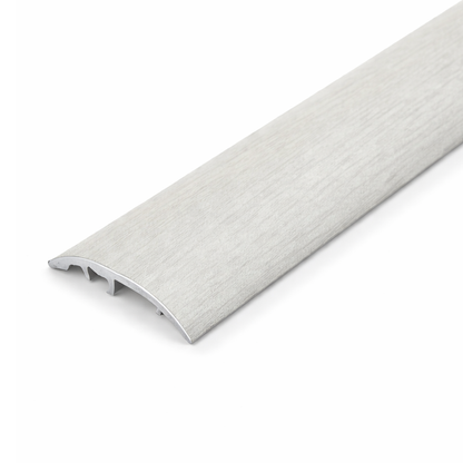 Grey Maple 37mm wood-effect aluminium 4-in-1 door threshold trim S16K