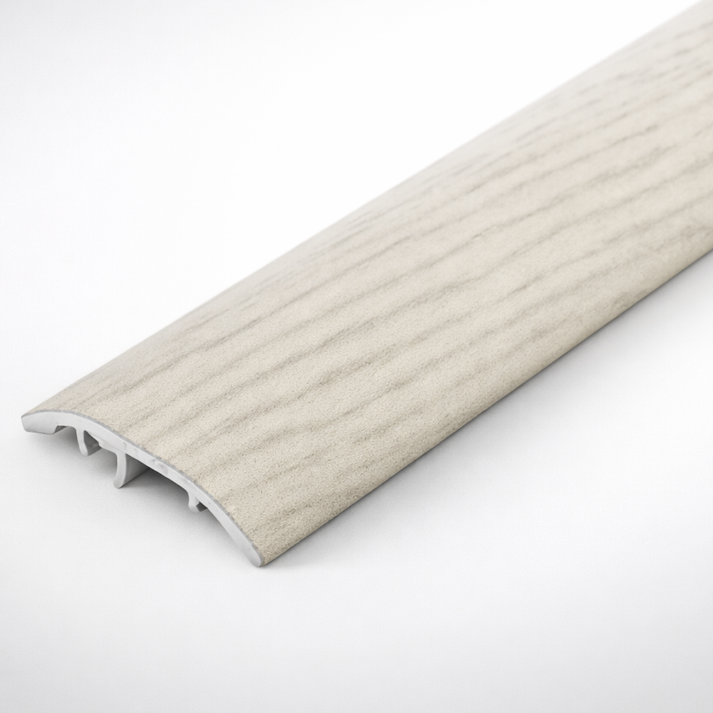 Kansas Maple Aluminium 4-in-1 wood-effect door threshold 37mm S16K for doorways