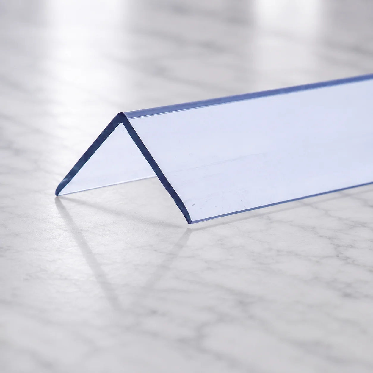 Clear Edge Protector Transparent PVC Plastic Corner Angle Trim 90° 