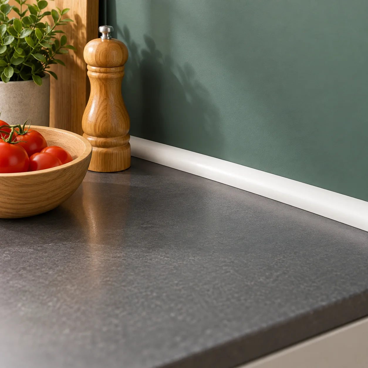 Decorative Flooring Window Edge Beading Worktop Strip UPVC 9mm Quadrant Trim Moulding Realuse Image 