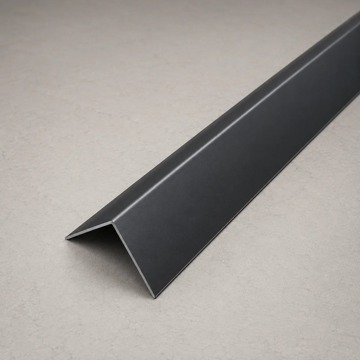 Equal & Unequal RAL 7016 Edge Protector Anthracite PVC Plastic Corner Angle Trim 90°