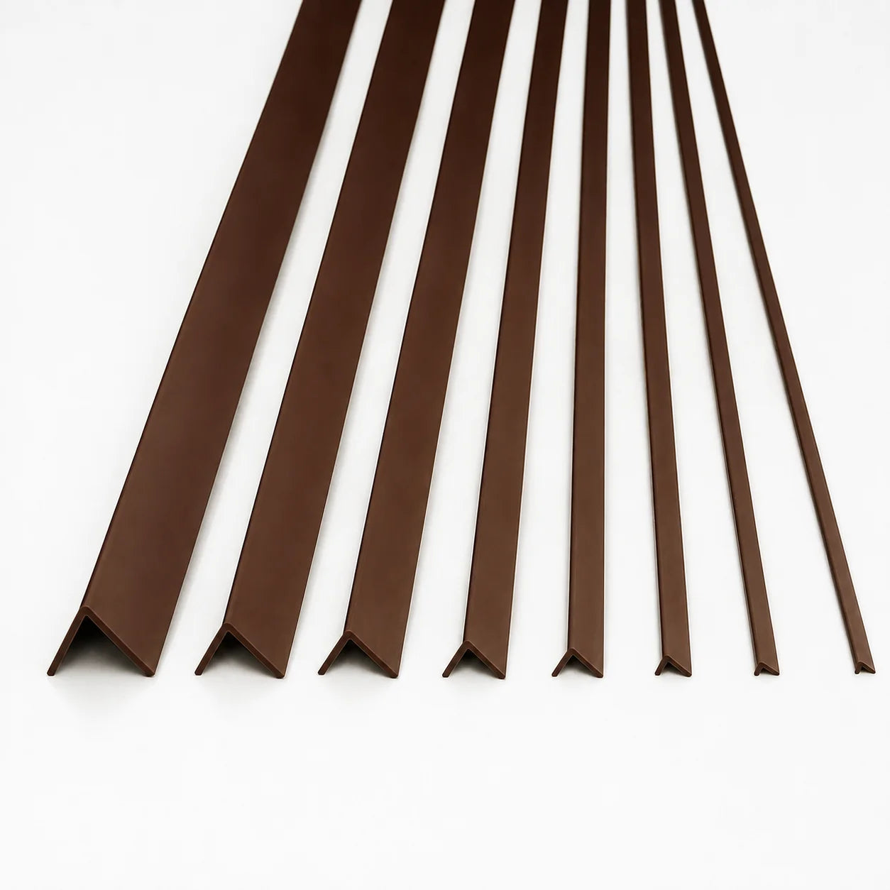 Edge Protector Brown PVC Plastic Corner Angle Trim 90° All Variants