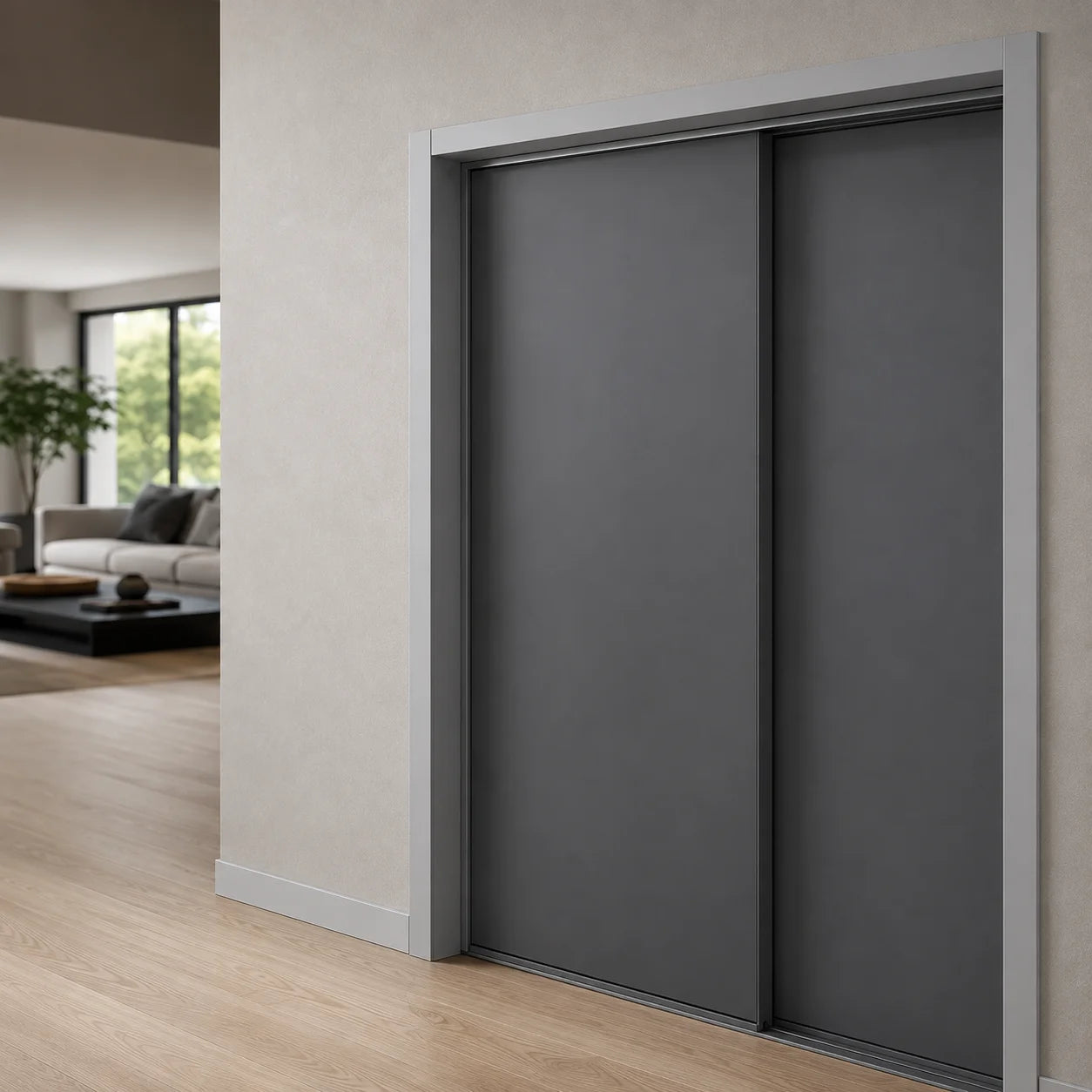 Equal & Unequal Edge Protector Light Grey PVC Plastic Corner Angle Trim 90° Realuse Image