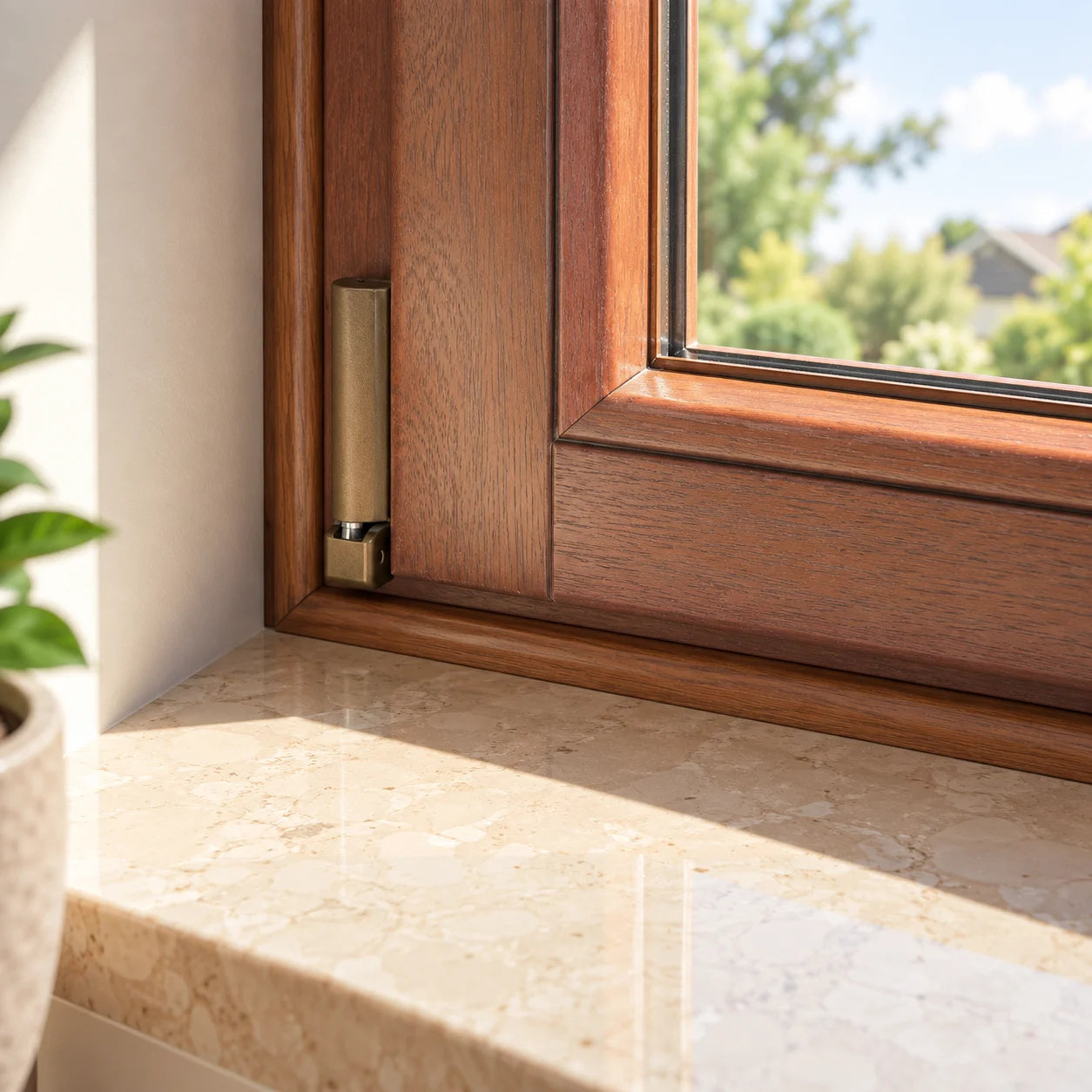 Decorative Flooring Window Edge Beading Worktop Strip uPVC 18mm Quadrant Trim Moulding Realuse Image