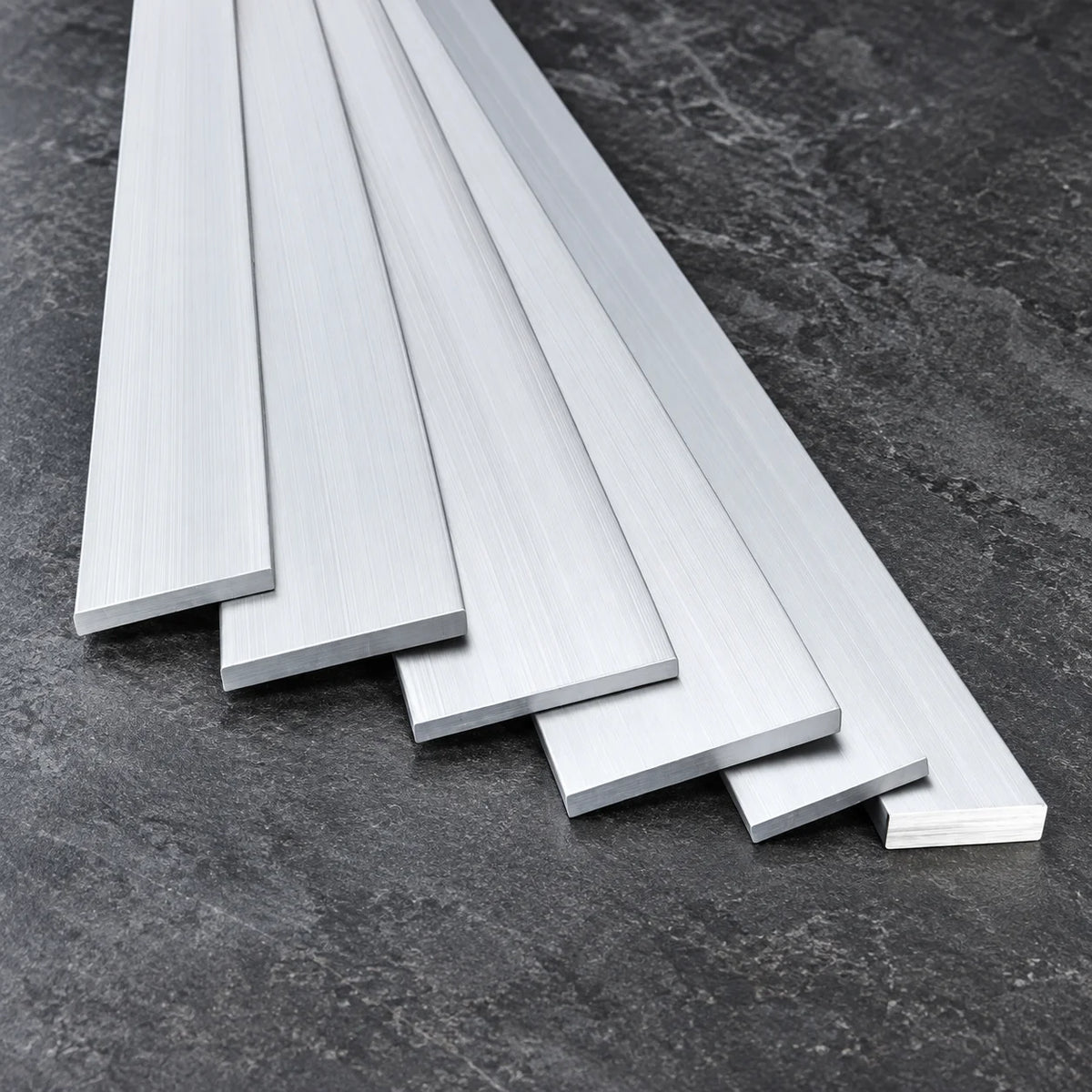 Aluminium Flat Bar Plate Natural Sizes