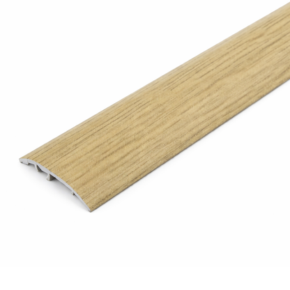 Liberty Oak 37mm wood-effect aluminium 4-in-1 door threshold trim S16K