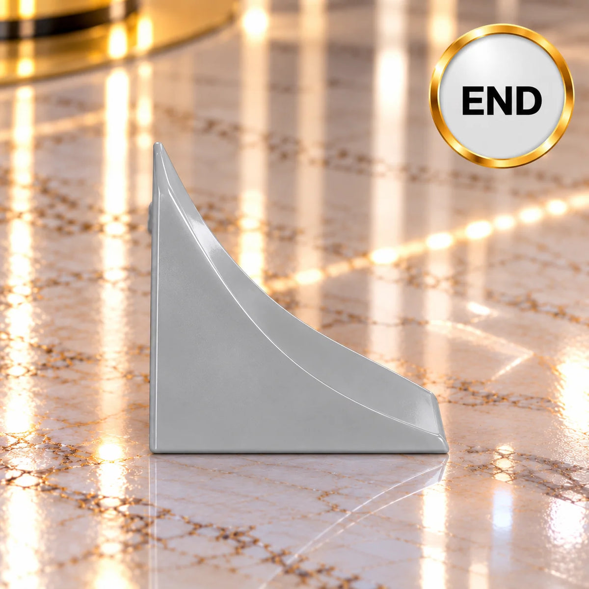 Durable 3m PVC kitchen worktop sealing strip designed to cover gaps between countertops and splashbacks.
