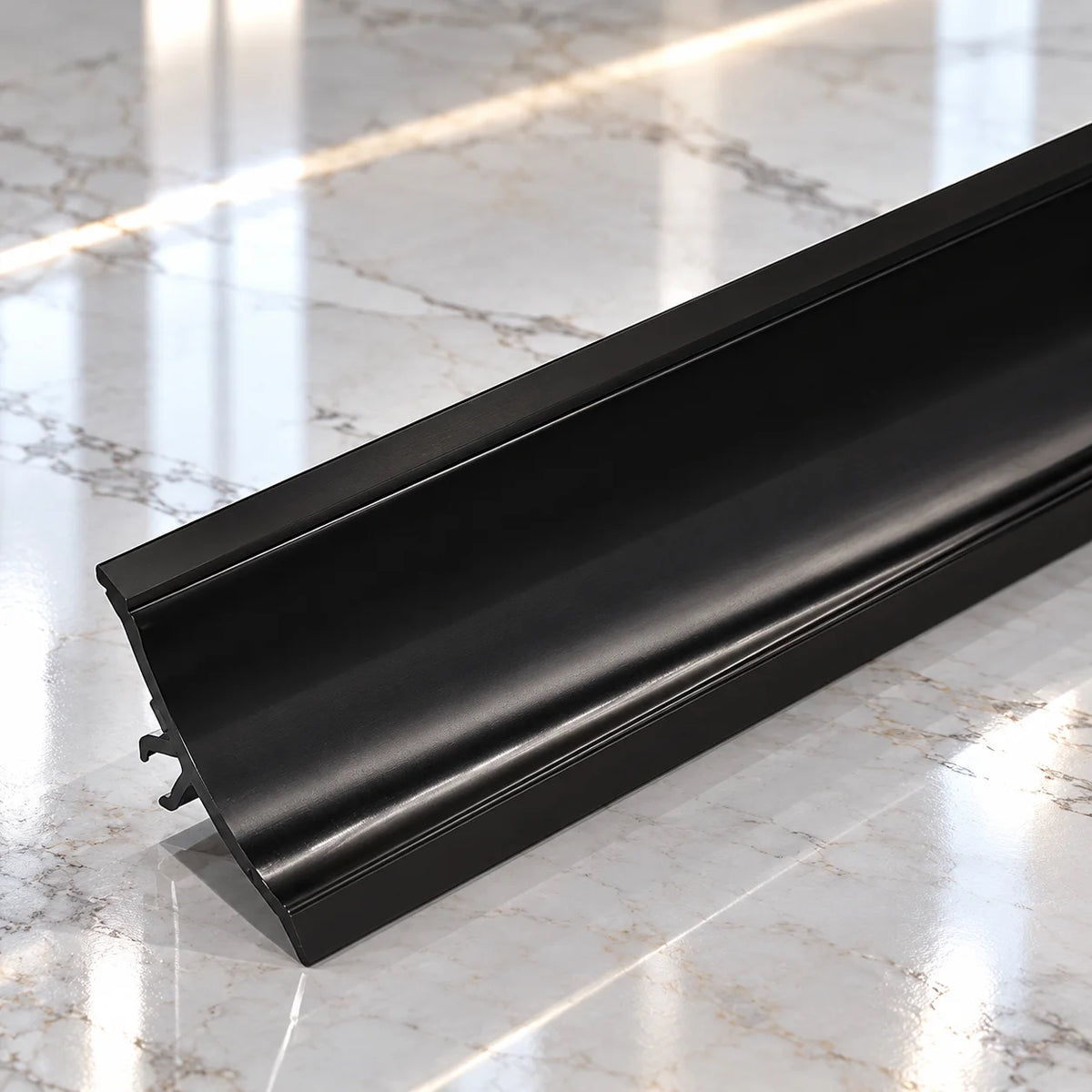 3 metre PVC kitchen splashback sealing trim designed to protect countertop edges against moisture and splashes.