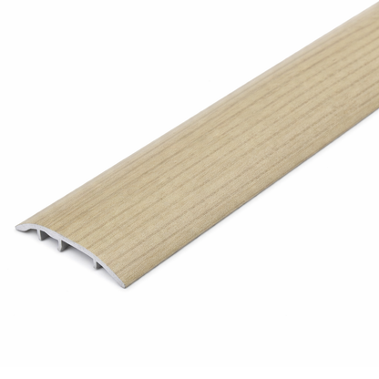 Golden Elm 37mm aluminium 4-in-1 wood-effect door threshold S16K profile