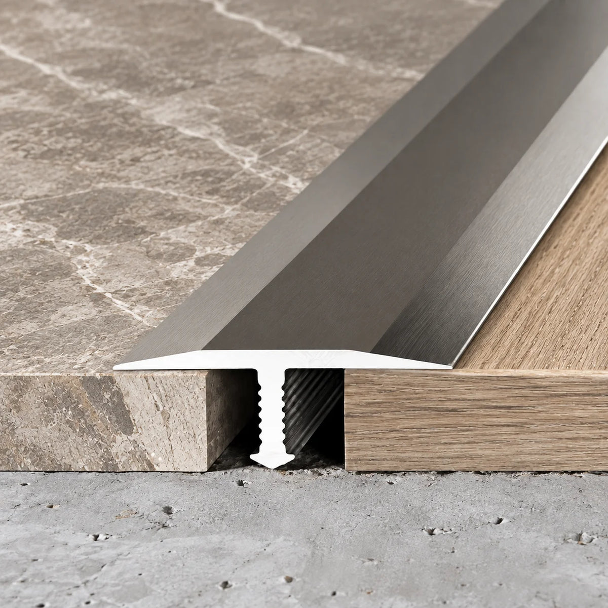 26mm Aluminium T-Bar Floor Transition Strip REaluse Image