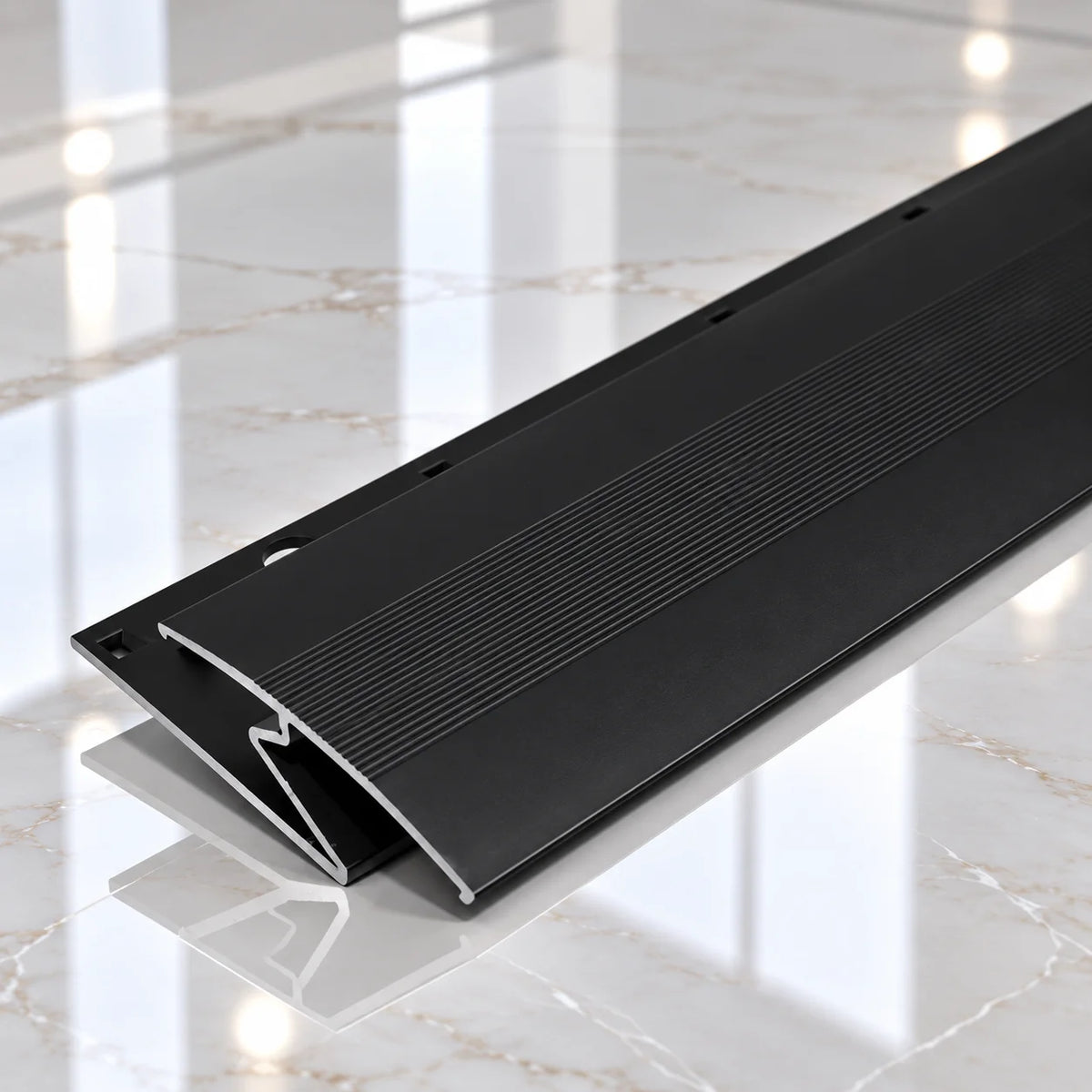 35mm Aluminium Z Transition Profile for carpet and flooring connections