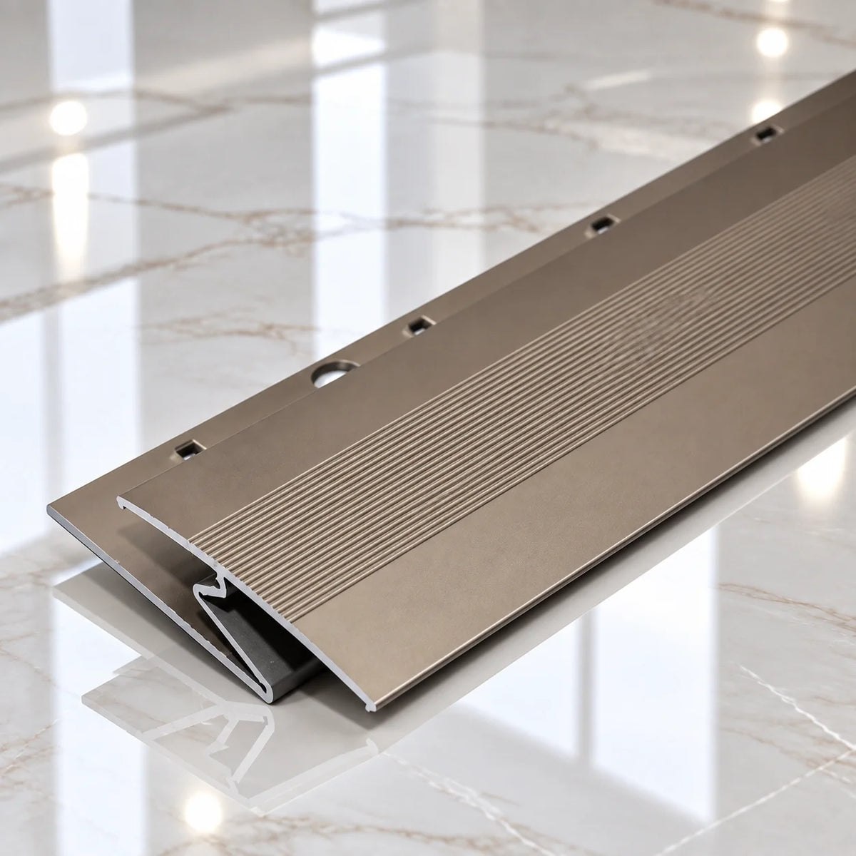 35mm Z Shape Aluminium Carpet Transition Strip for floor edges