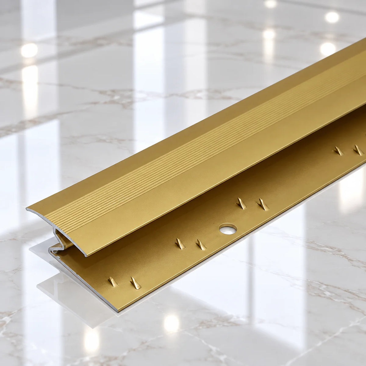 Aluminium 35mm Z Profile for carpet edge transition and finishing