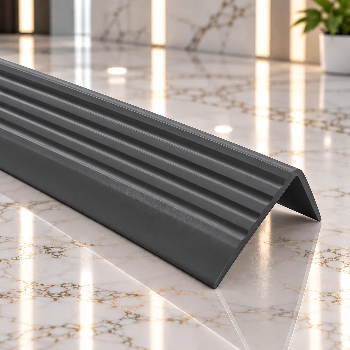 40x25mm PVC step edge nosing with easy self-adhesive installation