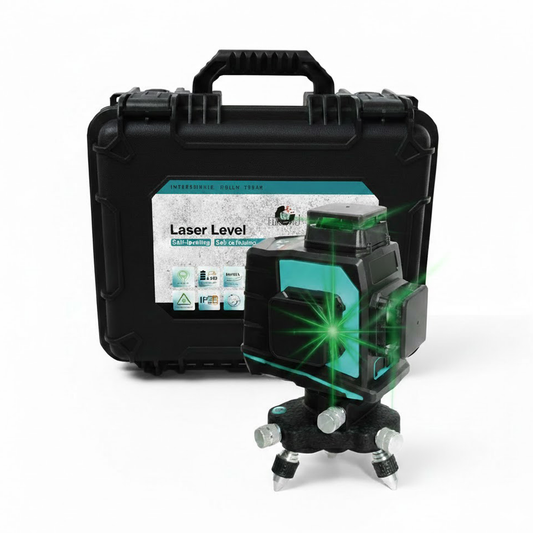 360 degree green beam laser level with five line projection