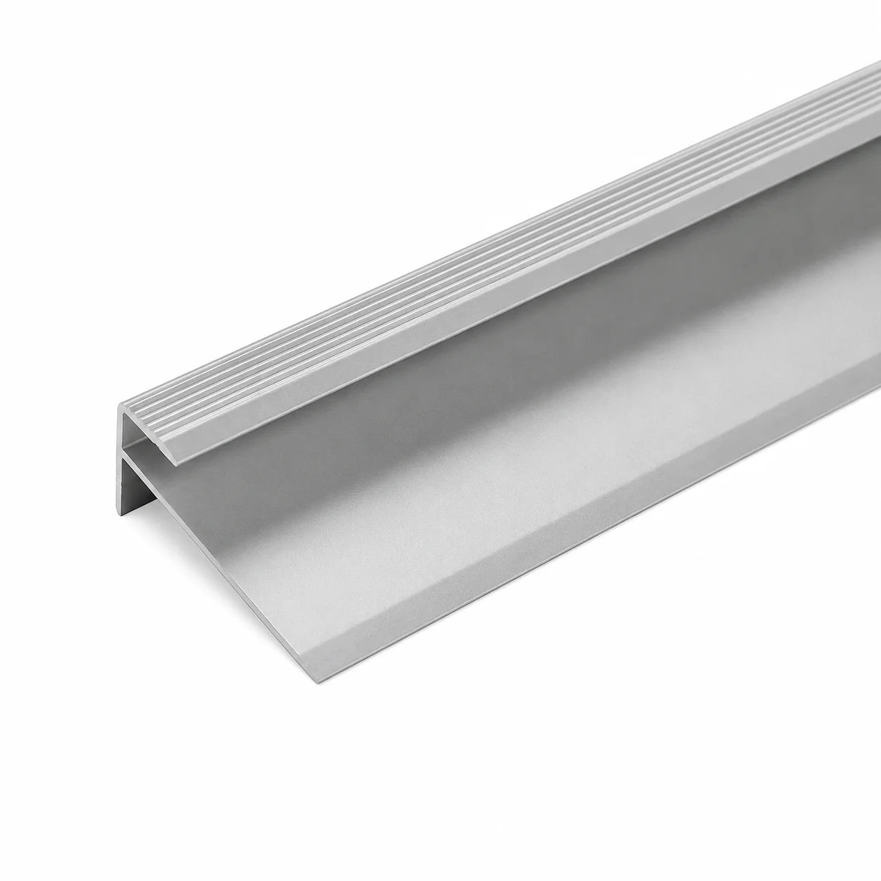 5mm Aluminium Stair Nosing Outer Corner Silver LVT-CL5-Product image