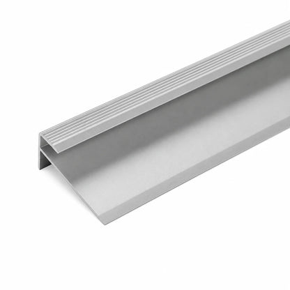 5mm Aluminium Stair Nosing Outer Corner Silver LVT-CL5-Product image