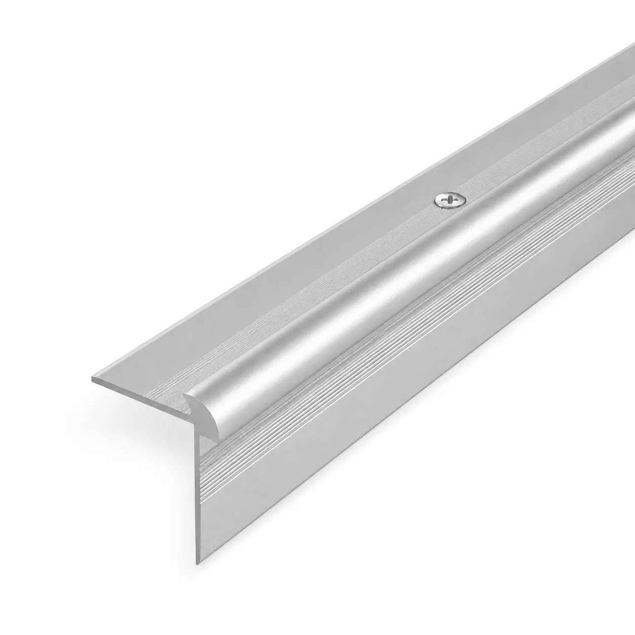 5mm Aluminium Stair Nosing Outer Corner Silver LVT Z5 Product Image