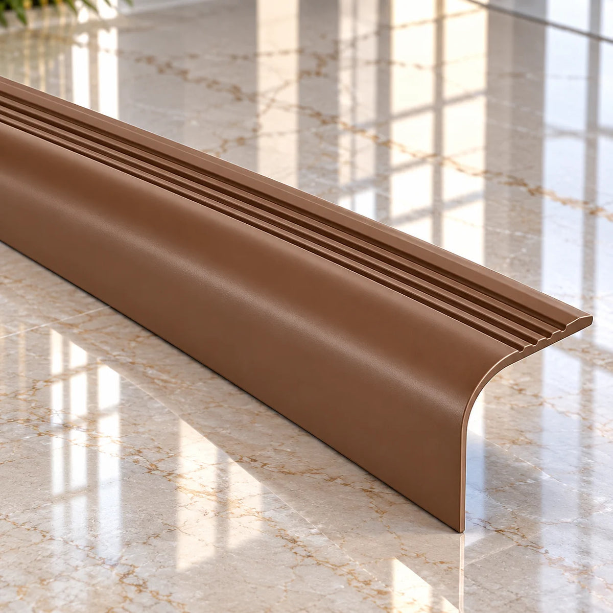 730-RGPT non-slip PVC stair edge trim for safer indoor steps