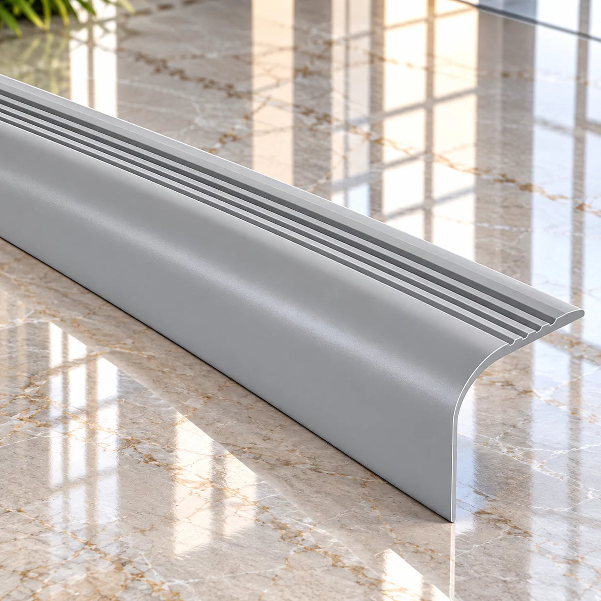 Durable 730-RGPT flexible stair nosing for protecting step edges