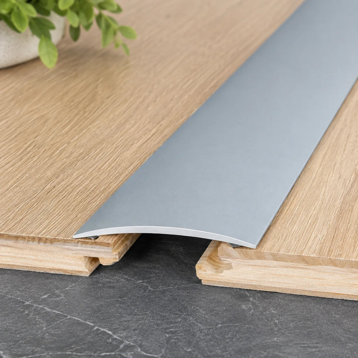 80mm Self-Adhesive Aluminium Threshold Strip Realuse Image