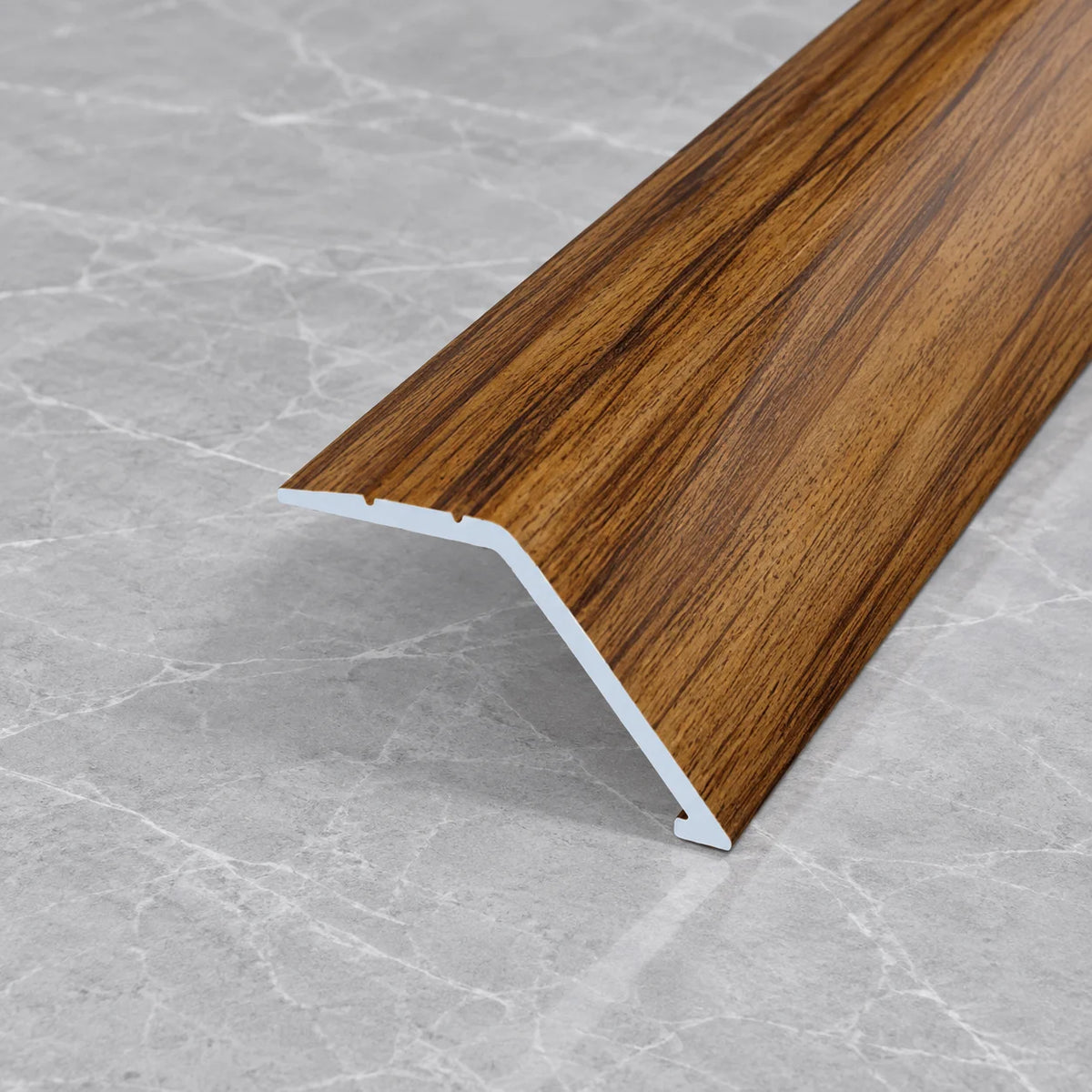 41mm Wood Effect Aluminium Ramp Threshold Strip In Afrezy Color