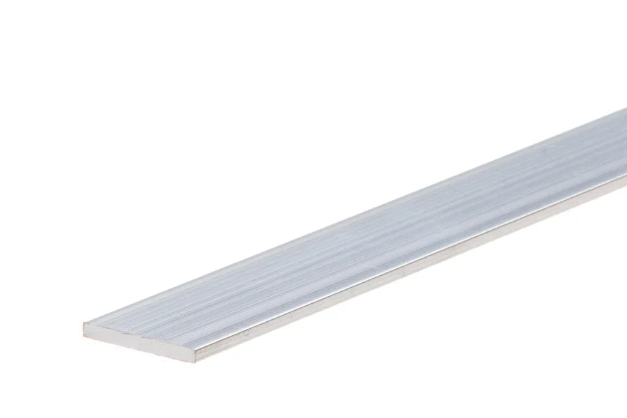 Aluminium Flat Bar Natural Plate Close Up