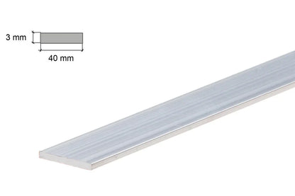 Aluminium Flat Bar Plate Natural